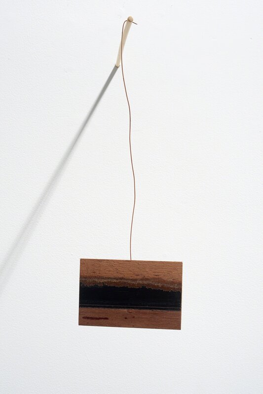 Luis Roldán, ‘1973’, 2017, Painting, Oil and varnish on wood mounted on copper wire and wood, Herlitzka & Co. 