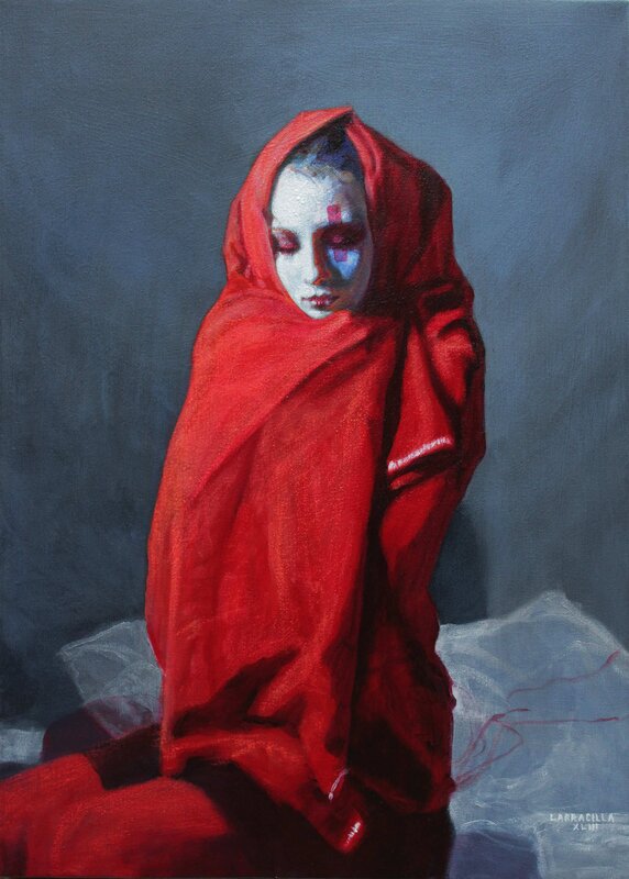 Carlos Larracilla, ‘Montaña roja’, 2019, Painting, Oil on canvas, Art Konnection