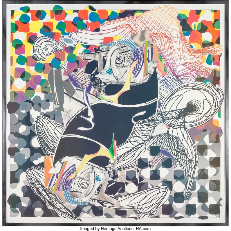 Frank Stella, ‘Whale Watch, from Moby Dick’, 1993, Print, Etching, lithograph, aquatint, and screenprint in colors on paper, Heritage Auctions
