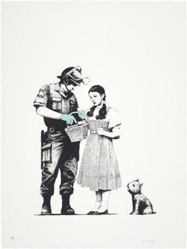 Banksy, ‘Stop & Search’, 2007, Print, Screenprint in colors, David Benrimon Fine Art