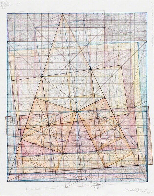 Mark Reynolds, ‘Minor Third Series: Dance of the Root Two, 2.1.15’, 2015, Drawing, Collage or other Work on Paper, Graphite, colored inks, colored pencils, and pastels on cotton paper, Pierogi