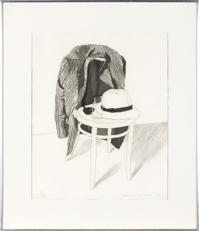 David Hockney, ‘PANAMA HAT (S.A.C. 127; M.C.A.T. 119)’, 1972, Print, Etching and aquatint, Doyle