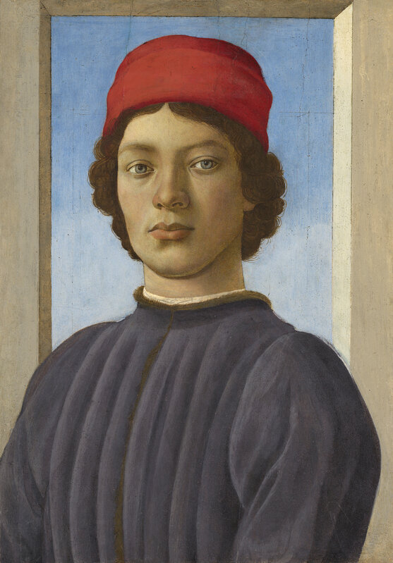 Filippino Lippi, ‘Portrait of a Youth’, ca. 1485, Painting, Oil and tempera on panel, National Gallery of Art, Washington, D.C.