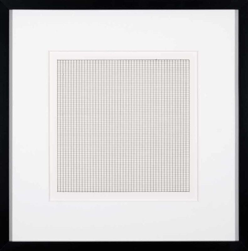 Agnes Martin, ‘Untitled (V)’, 1991, Print, Lithograph on vellum transparency paper, Addison Rowe Gallery