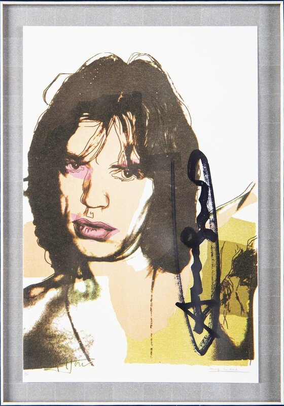 Andy Warhol, ‘Mick Jagger FS.II.141 Gallery Invitation Announcement’, 1975, Print, Lithograph, Modern Artifact