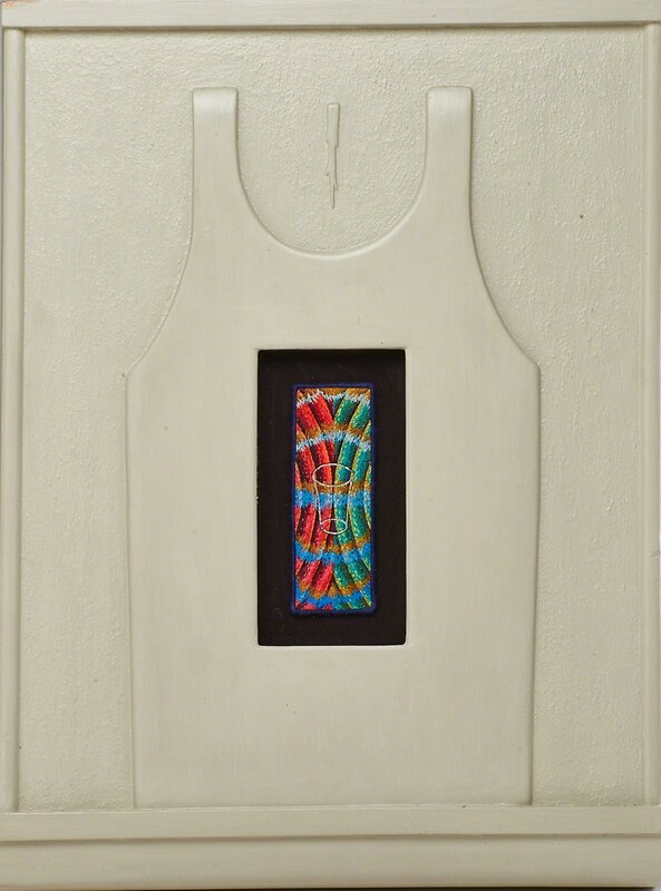 Fiber Art, ‘Four works, USA: "Thirst" by Tom Lundberg, "Attack of the Killer Lobsters" by Teresa Salt, "Fish" by Mary Bero, and "Bites" by Morgan Clifford’, 1980s-90s, Mixed Media, Embroidery, painted wood, all framed, Rago/Wright/LAMA/Toomey & Co.