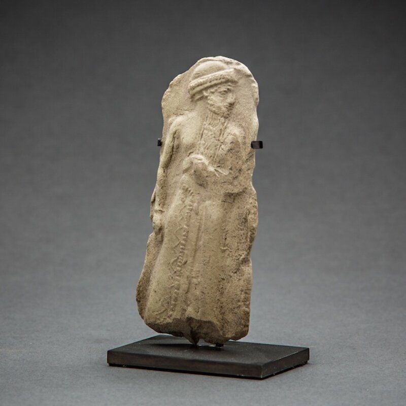 Near Eastern, ‘Old Babylonian Moulded Plaque’, 2000 BCE-1700 BCE, Sculpture, Terracotta, Barakat Gallery