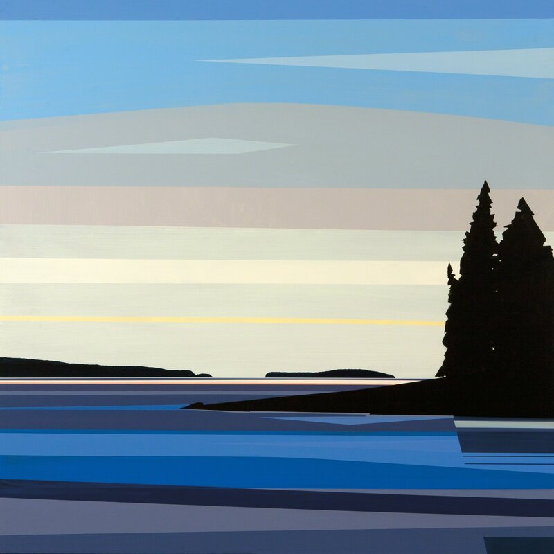 Greta Van Campen, ‘Birch Point’, 2015, Painting, Acrylic on panel, Dowling Walsh