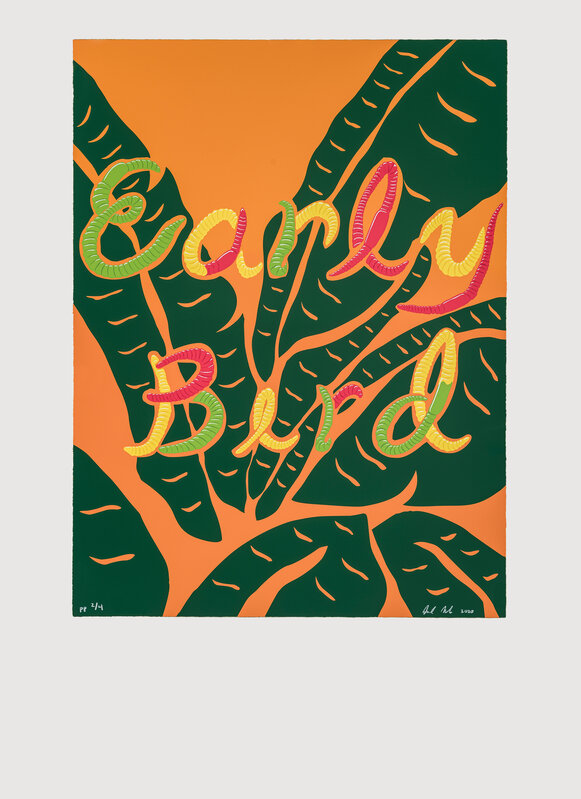 Joel Mesler, ‘Early Bird’, 2020, Print, Six-color screen print on 250 gram Stonehenge Fawn paper, Brand X Editions