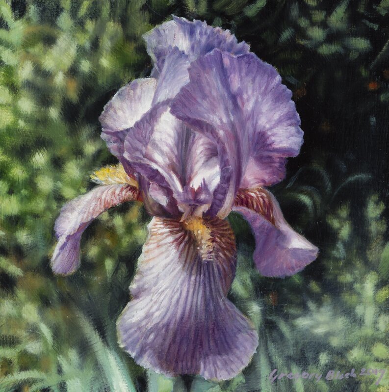 Gregory Block, ‘Iris I’, 2019, Painting, Oil on board, Gallery 1261
