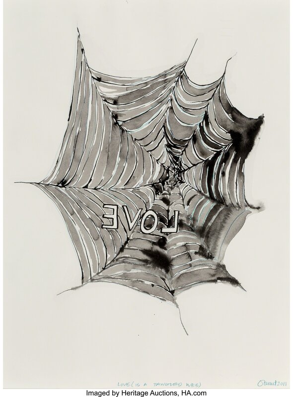 Alexandra Grant, ‘Love (is a tangled web)’, 2011, Other, Watercolor, Heritage Auctions
