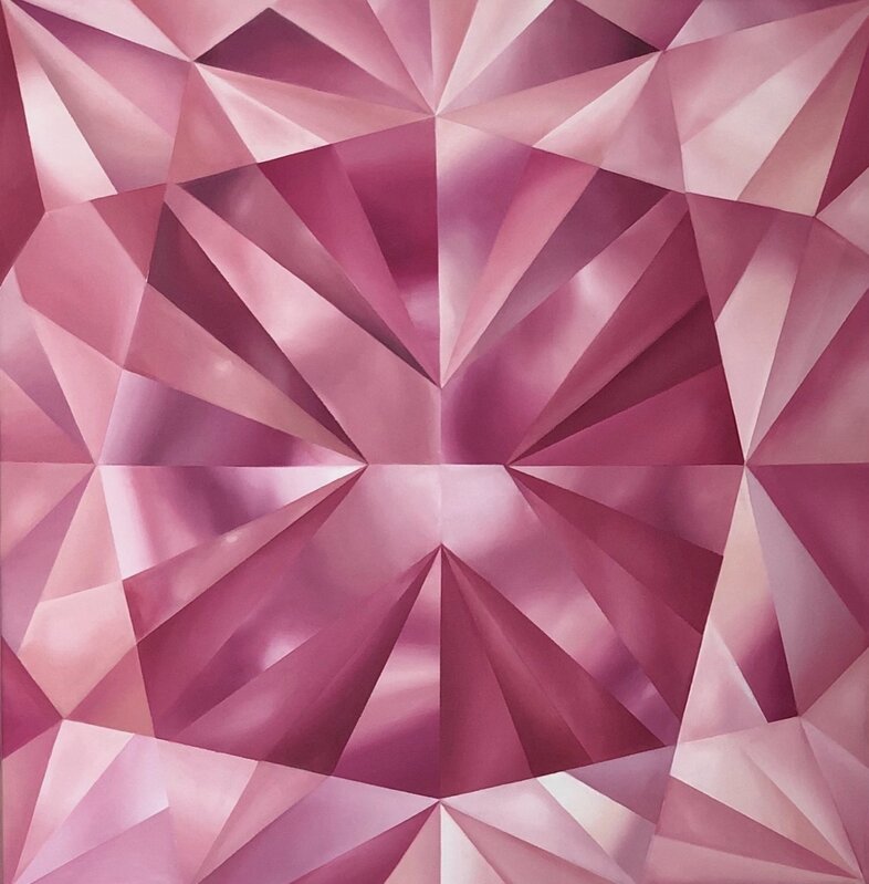 Anastasiya Lugovska, ‘Graff Pink Diamond’, 2020, Painting, Oil on canvas, Galerie Vivendi