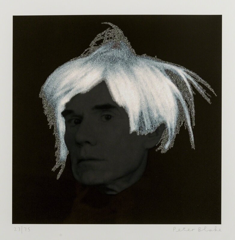 Peter Blake, ‘Andy Warhol’, Print, Screenprint in colours with diamond dust, Forum Auctions