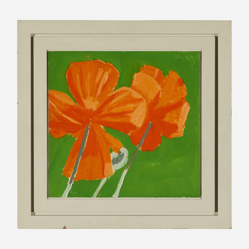 Alex Katz, ‘Poppies’, 1967, Painting, Oil on board, Rago/Wright/LAMA