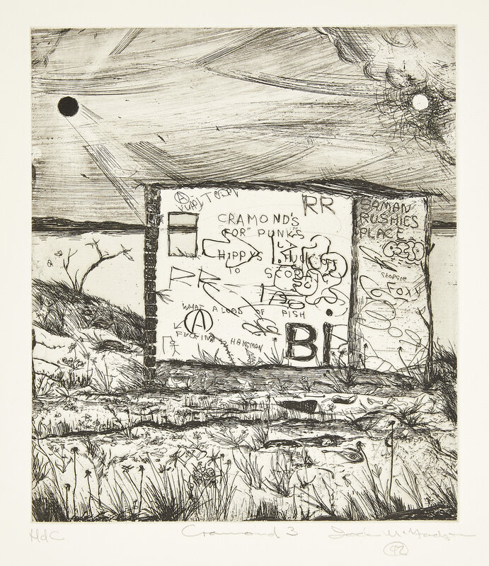 Jock McFadyen, ‘Cramond 1 and 3’, 1992, Print, Two etchings on wove, Roseberys