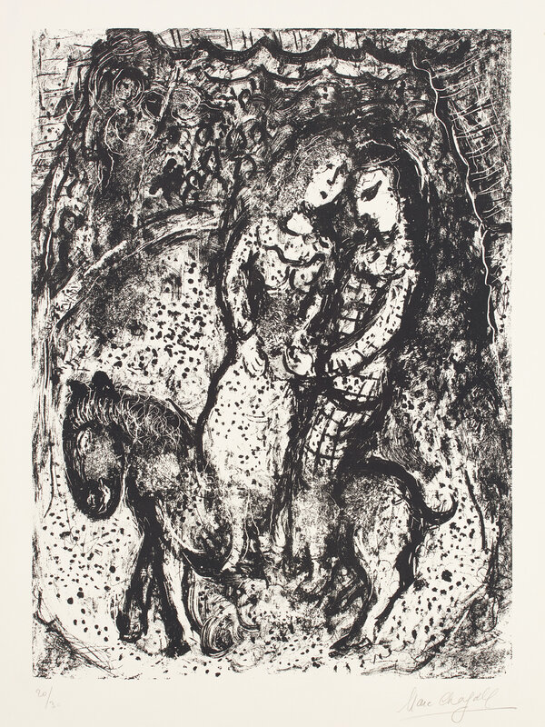 Marc Chagall, ‘Jeux équestres (Equestrian Games) (M. 692)’, 1973, Print, Lithograph, on Rives BFK paper, with full margins., Phillips