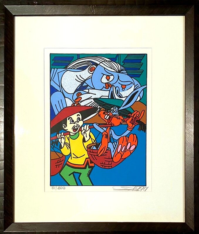 Erró, ‘Lapin’, 1994, Print, Original color silkscreen on paper, Samhart Gallery