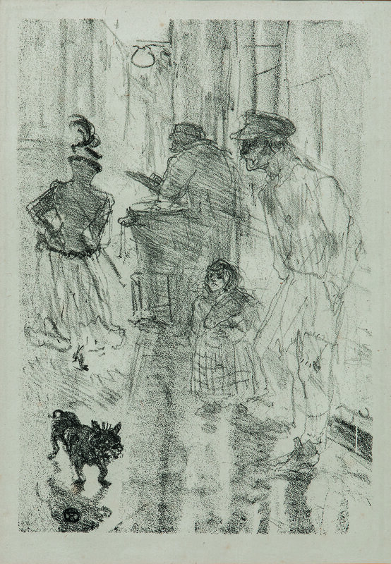 Henri de Toulouse-Lautrec, ‘Le marchand de marrons (The Roasted-Chestnut Vendor)’, 1897, Print, Lithograph on paper, Skinner