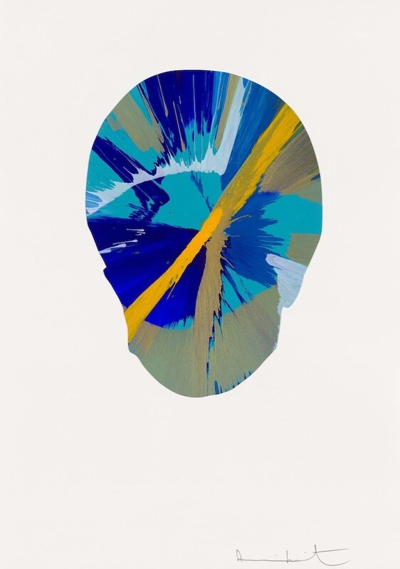 Damien Hirst, ‘Never - 14’, 2013, Painting, Acrylic on Paper. Signed in pencil by the artist., Paul Stolper Gallery