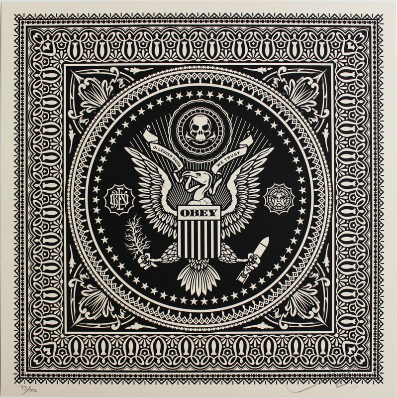 Shepard Fairey, ‘Presidential Seal’, 2011, Print, Screenprint, EHC Fine Art Gallery Auction