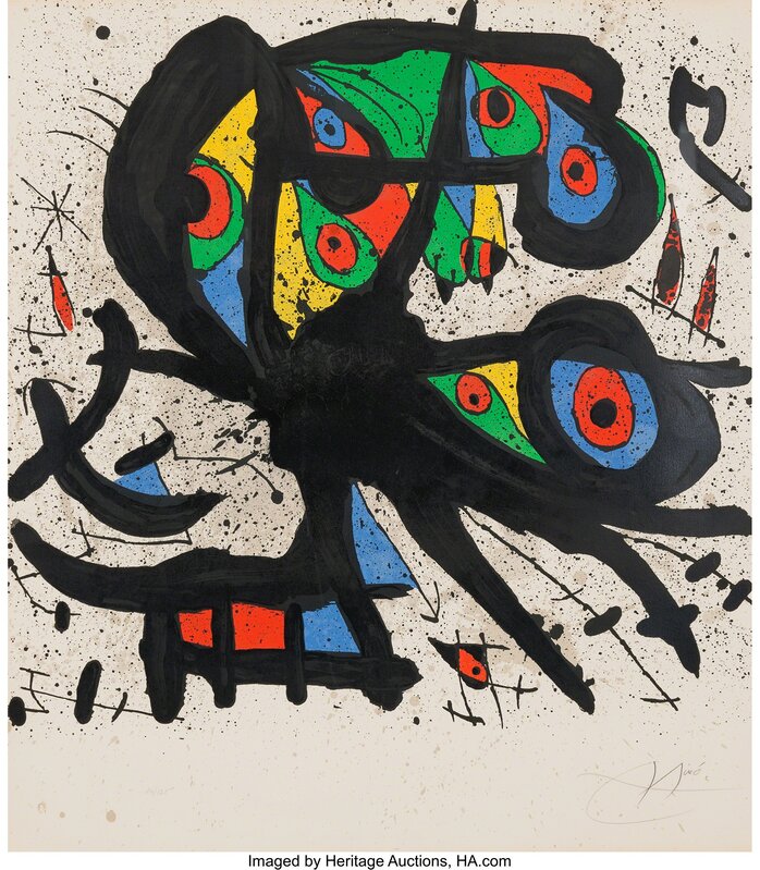 Joan Miró, ‘Agora I’, 1971, Print, Lithograph in colors on wove paper, with full margins, Heritage Auctions