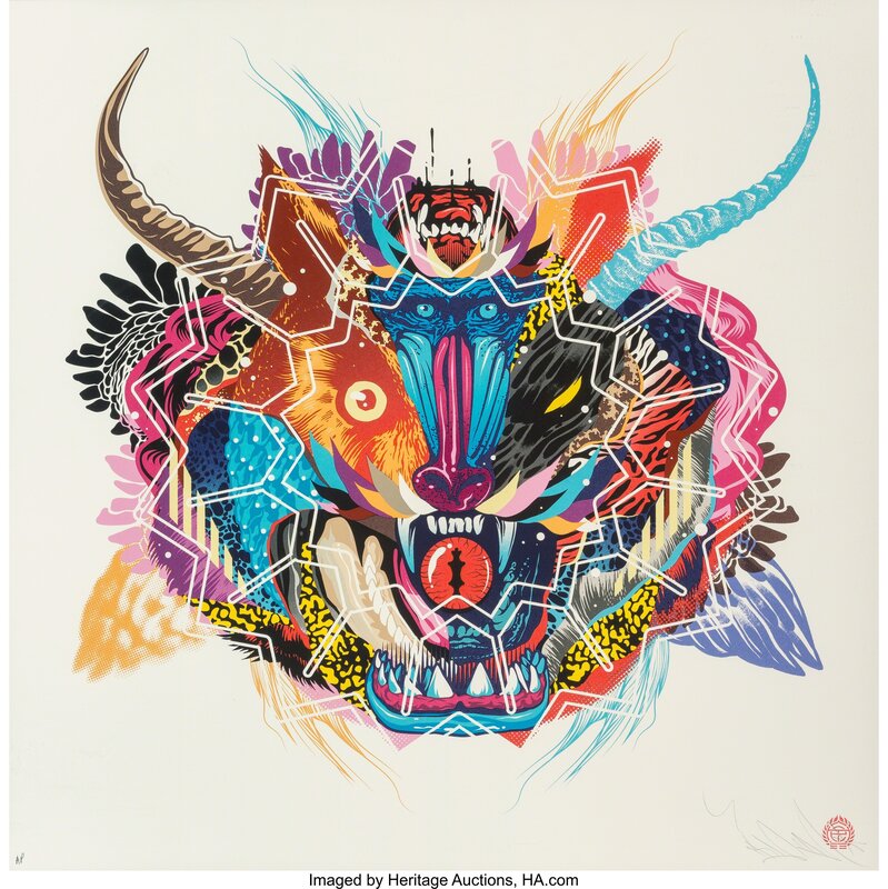 Tristan Eaton, ‘Battle Cry’, 2015, Print, Screenprint in colors on paper, Heritage Auctions