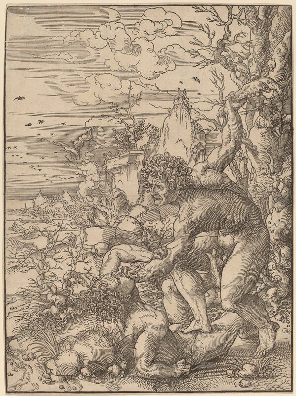 Jan Gossaert, ‘Cain Killing Abel’, Print, Woodcut, National Gallery of Art, Washington, D.C.