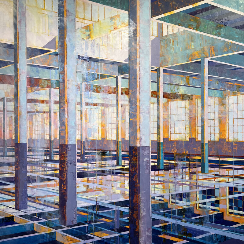 Michael Bartmann, ‘Liminal Space II’, 2022, Painting, Oil on board, Stanek Gallery