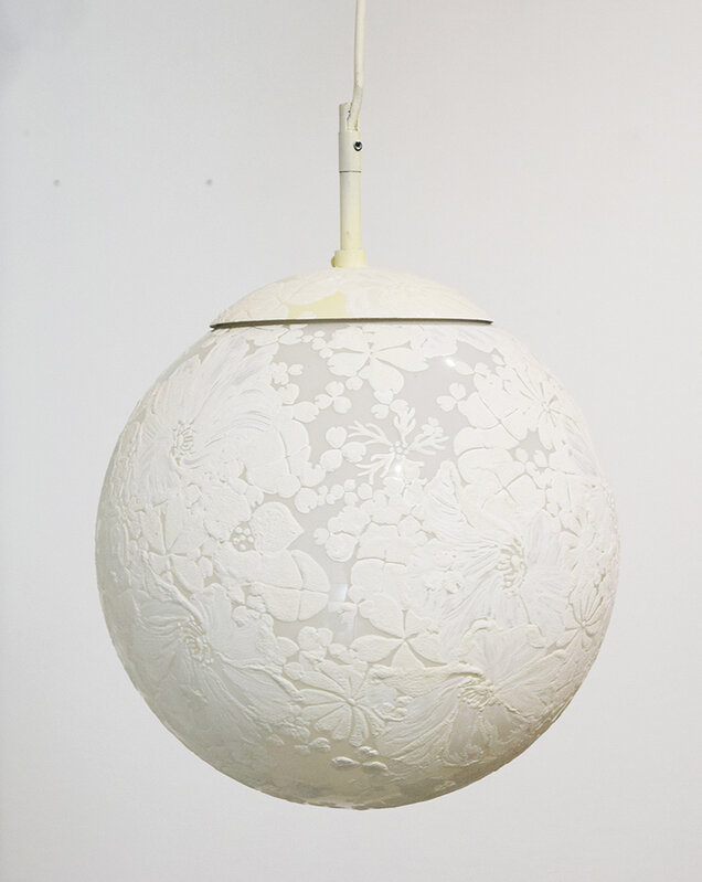 Shinji Ohmaki, ‘Echoes Crystallization’, 2009, Sculpture, Lamp, Correction fluid, crystal powder, Art Front Gallery