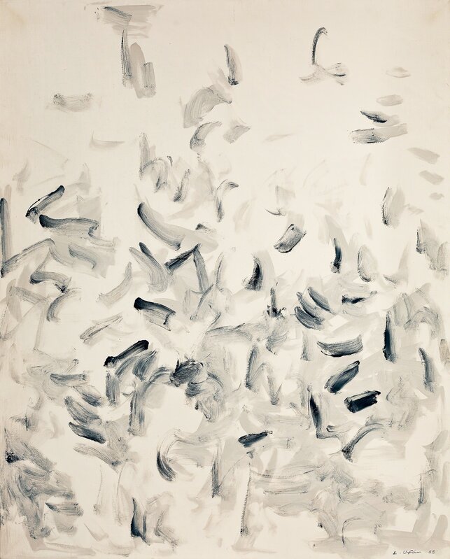 Lee Ufan, ‘With Winds’, 1988, Painting, Oil and mineral pigment on canvas, Seoul Auction