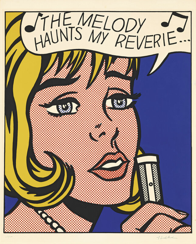 Roy Lichtenstein, ‘Reverie, from 11 Pop Artists, Volume II (C. 38)’, 1965, Print, Screenprint in colours, on smooth wove paper, with full margins., Phillips