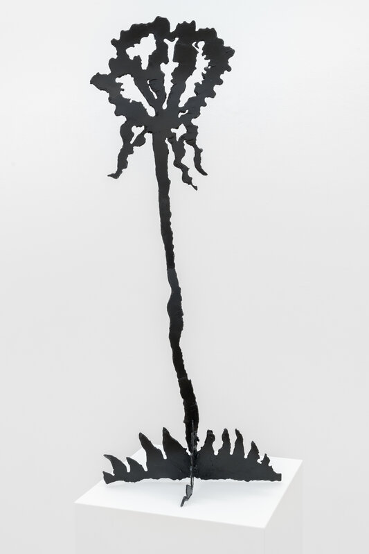 Margot Klingender, ‘Untitled Large Flower II’, 2019, Sculpture, Plasma cut steel and enamel pain, Pangée