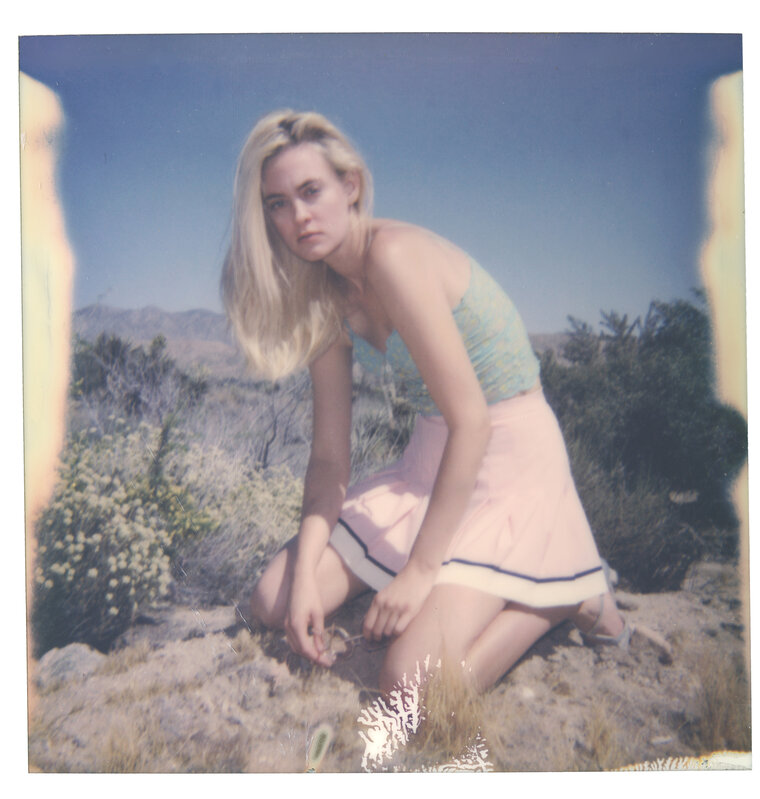 Stefanie Schneider, ‘Pink Tennis Skirt (Back in the 80's)’, 2016, Photography, Digital C-Print, based on a Polaroid, Instantdreams