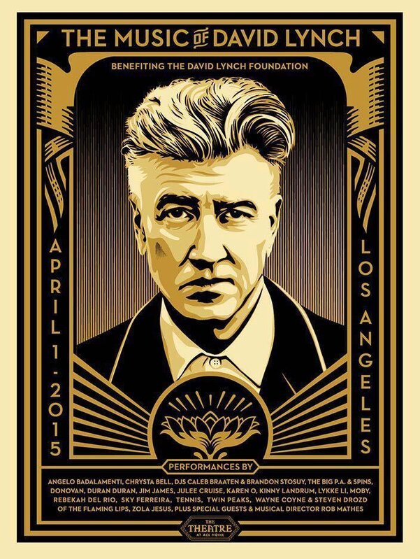 Shepard Fairey, ‘David Lynch’, 2016, Print, Screenprint in colours on paper, DIGARD AUCTION
