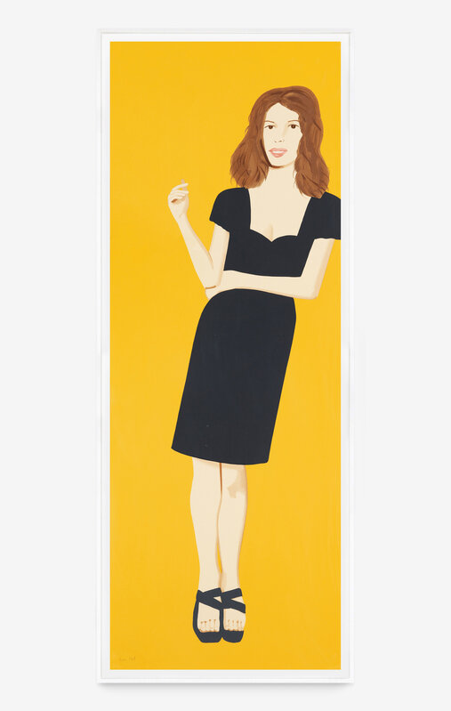 Alex Katz, ‘Black Dress 2 (Cecily)’, 2015, Print, Silkscreen in twenty-four colors, Zeit Contemporary Art