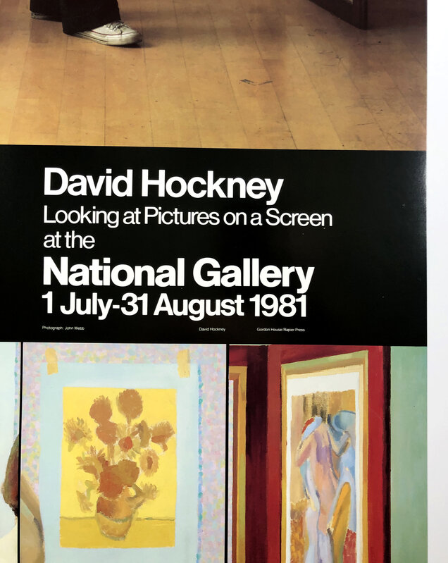 David Hockney, ‘National Gallery (The Artist’s Eye)’, 1981, Posters, Offset lithograph on glossy medium weight poster stock, Petersburg Press 