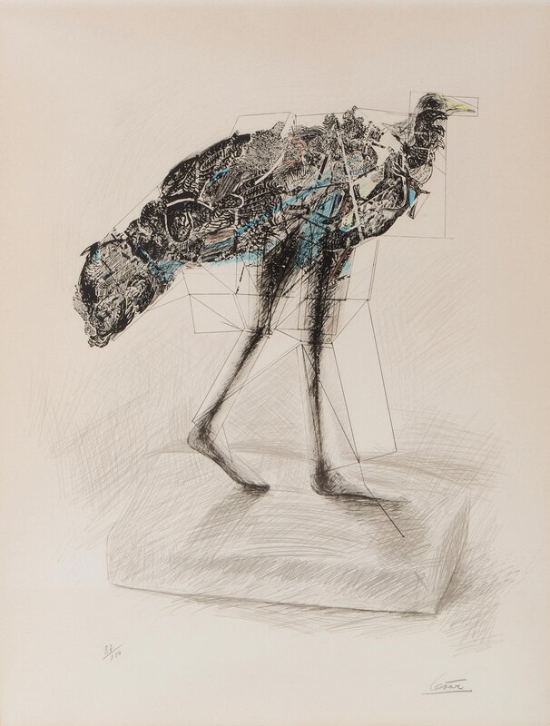 César, ‘La poule’, 1981, Print, Original lithograph on wove paper, Samhart Gallery