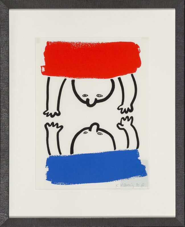 Keith Haring, ‘No.15, from The Story of Red and Blue’, 1990, Print, Screenprint in colors on paper, Heritage Auctions