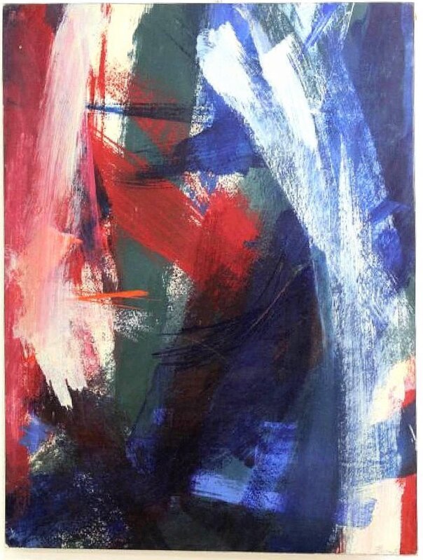 Seymour Franks, ‘Abstract Expressionist Painting 'The Crimson Flare' 1961’, 1960-1969, Painting, Painting, Lions Gallery