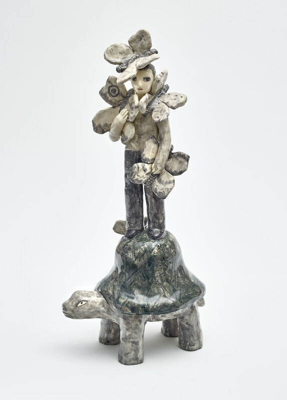 Clémentine de Chabaneix, ‘Slow man’, 2020, Sculpture, Glazed ceramic, Antonine Catzéflis