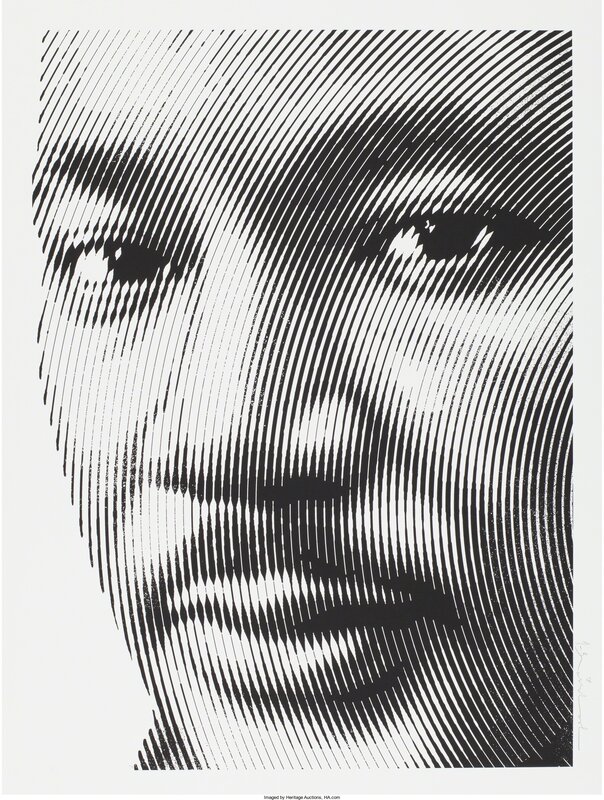 Mr. Brainwash, ‘Portrait of Martin Luther King’, 2017, Print, Screenprint, Heritage Auctions