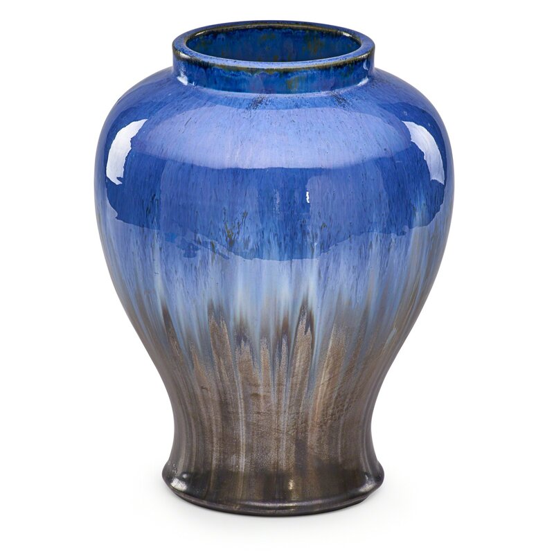 Fulper Pottery, ‘Large vase, Chinese Blue and gunmetal flambé glaze, Flemington, NJ’, ca. 1920, Design/Decorative Art, Rago/Wright/LAMA/Toomey & Co.