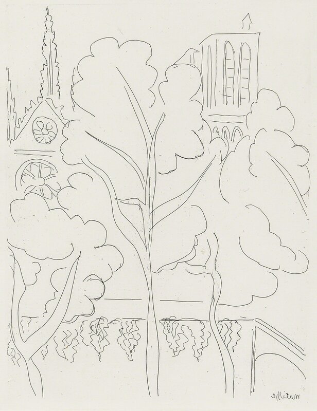 Henri Matisse, ‘La Cité - Notre-Dame’, 1937, Print, Etching on paper, Skinner