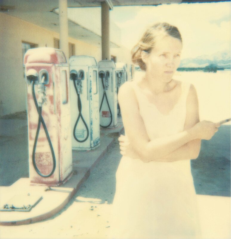 Stefanie Schneider, ‘Gasstation (Stranger than Paradise) ’, 2000, Photography, 3 Analog C-Prints based on 3 Polaroids, hand-printed by the artist on Fuji Crystal Archive Paper. Mounted on Aluminum with matte UV-Protection., Instantdreams