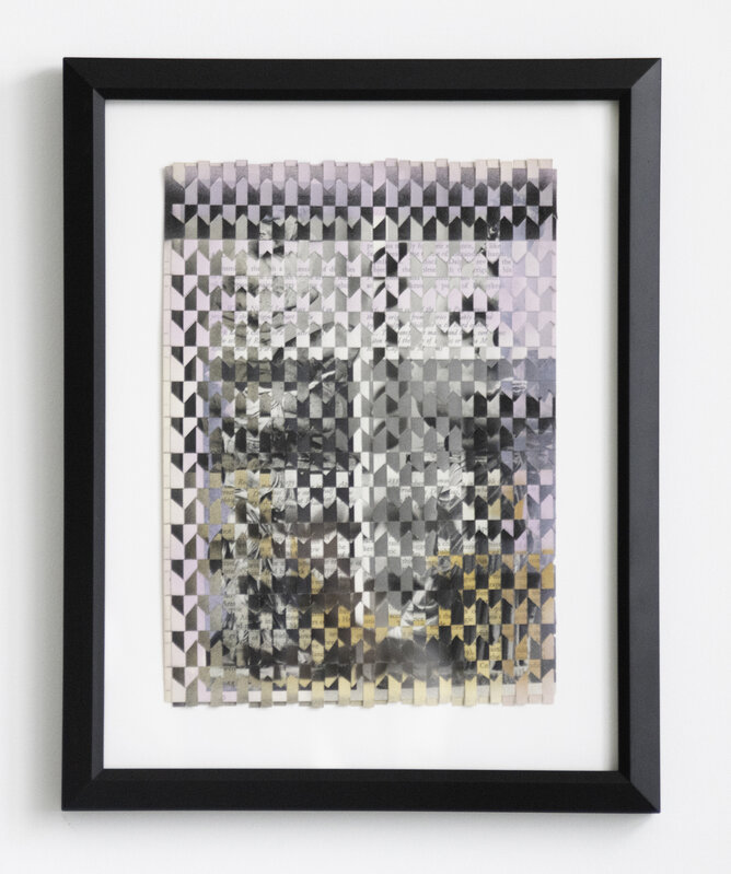 Ruby Sky Stiler, ‘No Title’, 2019, Drawing, Collage or other Work on Paper, Woven archival pigment prints on rice paper, The Glass House Benefit Auction