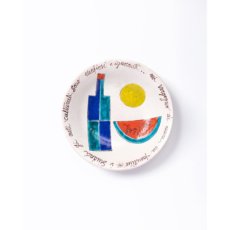 Guerrino Tramonti, ‘Plate - Unique Piece’, 1961, Design/Decorative Art, Céramique, PIASA