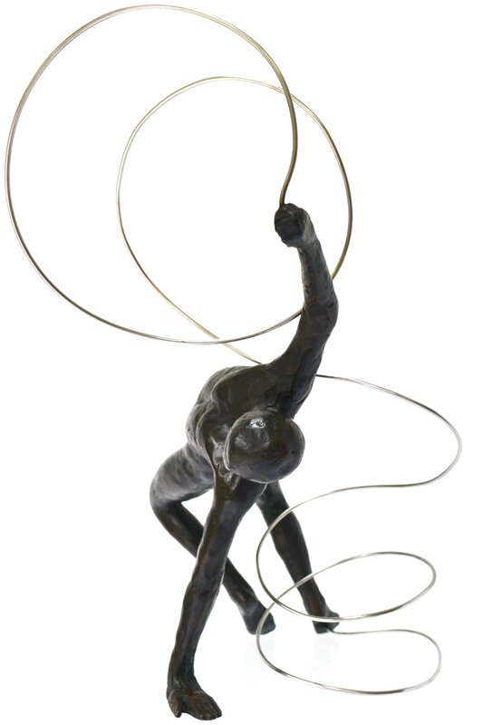Caroline D'Andlau Hombourg, ‘Gabriel III’, Sculpture, Bronze and wire, Bernard Chauchet Contemporary Art