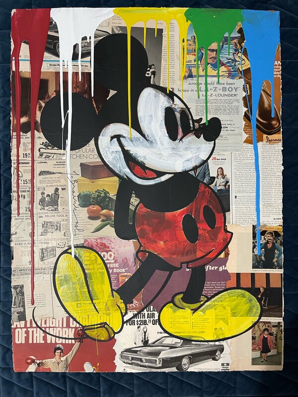 Mr. Brainwash, ‘Mickey’, 2011, Print, Silkscreen and mixed media on Archival paper, Artsy x Thurgood Marshall College Fund