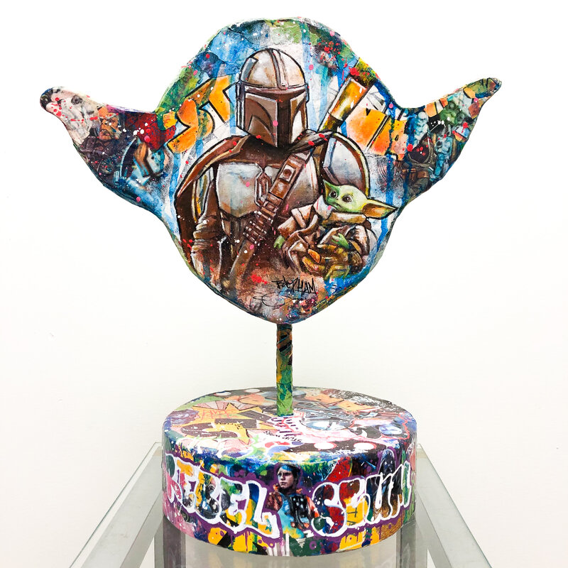 Bao, ‘Yoda-leon Bonaparte’, 2021, Sculpture, Concrete and mixed media, Thompson Landry Gallery