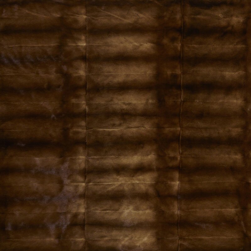 ‘mink throw’, Textile Arts, Mink, leather, cashmere, Rago/Wright/LAMA/Toomey & Co.